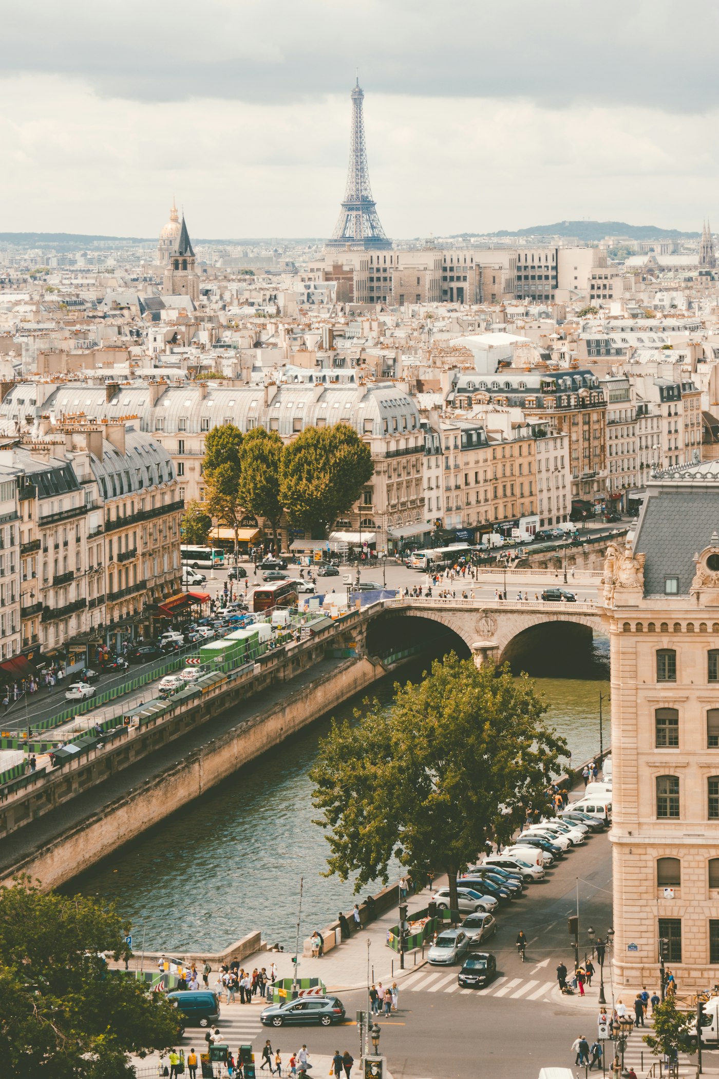 Iconic European city skyline